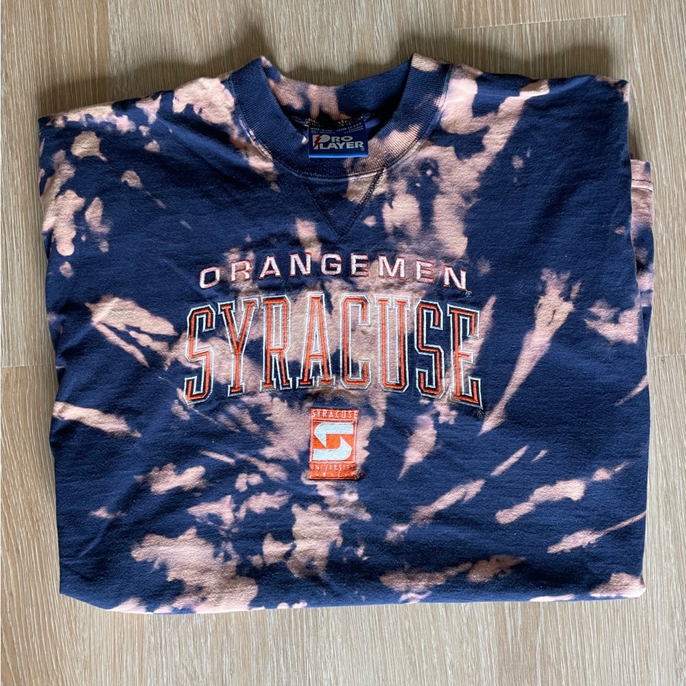 Vintage Syracuse University Embroidered Tee Cuse Basketball Orangemen XXL